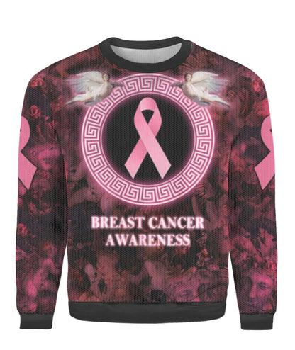 Breast Cancer Awareness Ugly Christmas Sweater, Christmas Ugly Sweater, Christmas Gift, Gift Christmas 2024