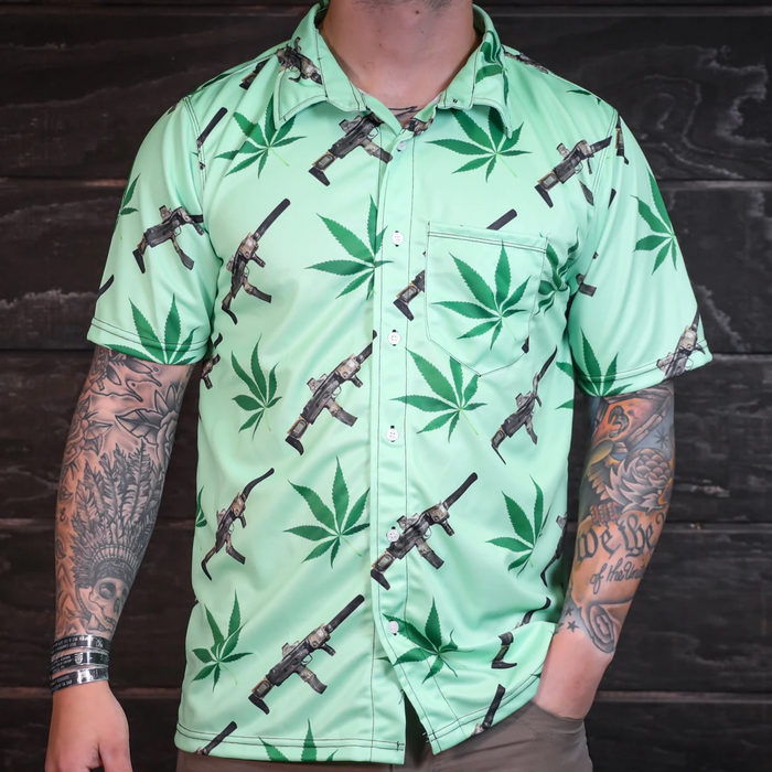 Aloha Canna Mp7 Hawaiian Shirt, Christmas Gift