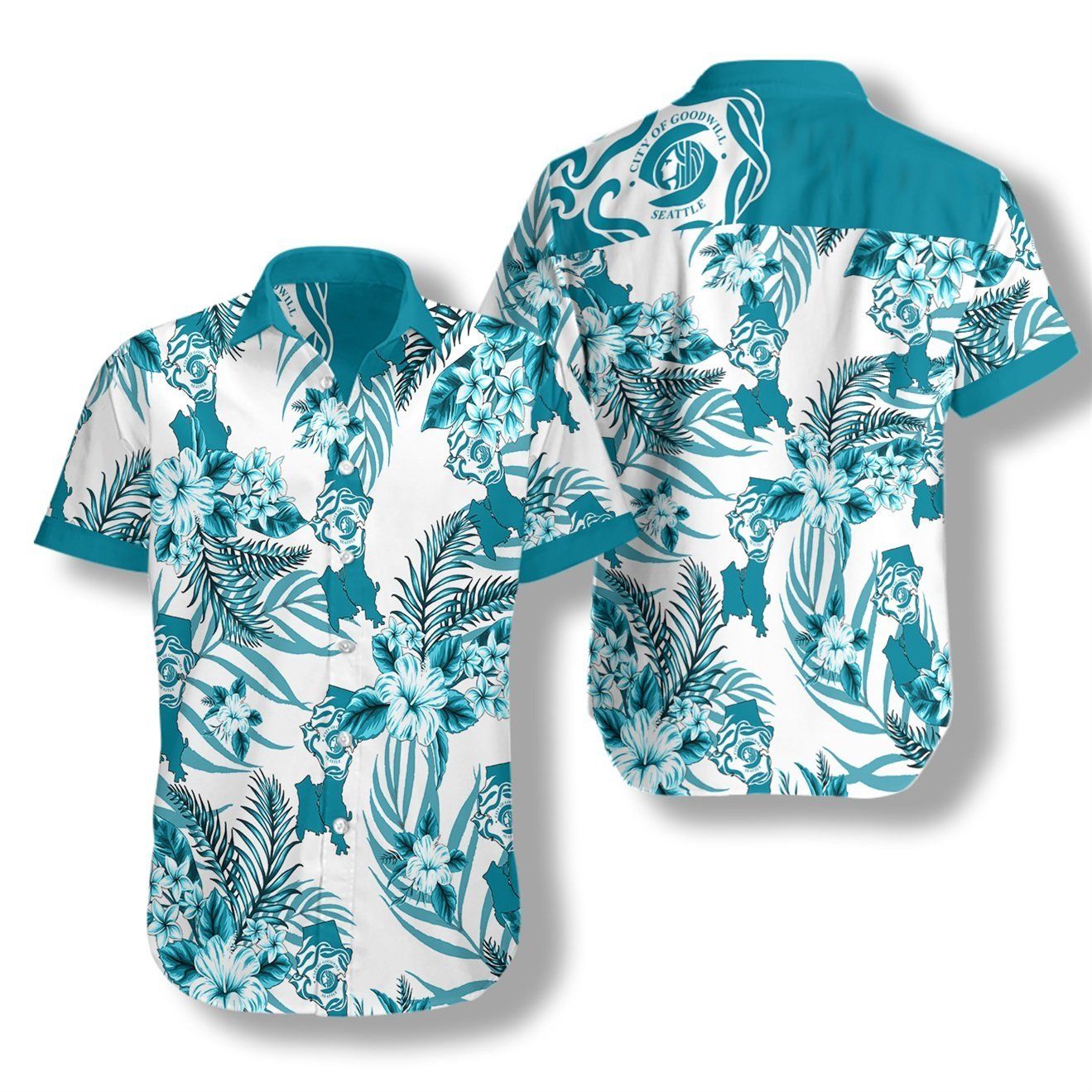 Seattle Proud Ez05 0907 Hawaiian Aloha Shirt Hawaiian Shorts Beach Short Sleeve, Hawaiian Shirt Gift, Christmas Gift