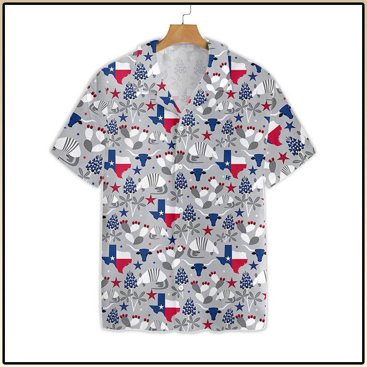 Texas Pattern Hawaiian Shirt, Hawaiian Shirt Gift, Christmas Gift