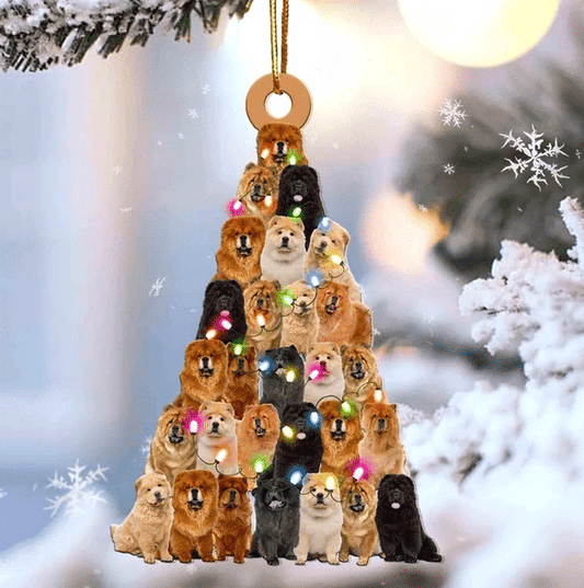 Chow Chow Christmas Ornament, Christmas Gift, Christmas Decoration