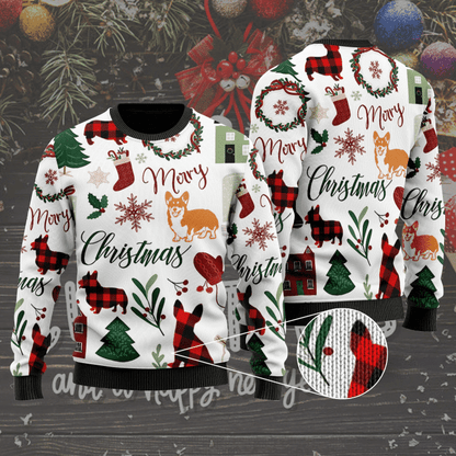 Corgi Ugly Christmas Sweater, Christmas Ugly Sweater,Christmas Gift,Gift Christmas 2022
