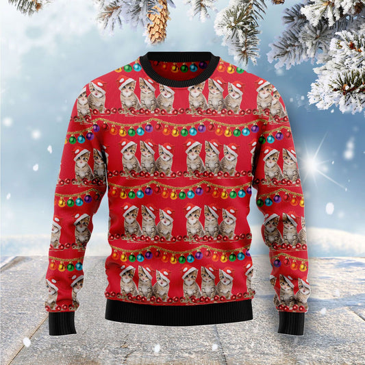 Cat Themed Kitten Christmas Ugly Christmas Sweater,Christmas Gift,Gift Christmas 2022