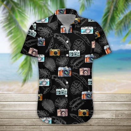 Buy Camera Hawaiian Shirt, Hawaiian Shirt Gift, Christmas Gift