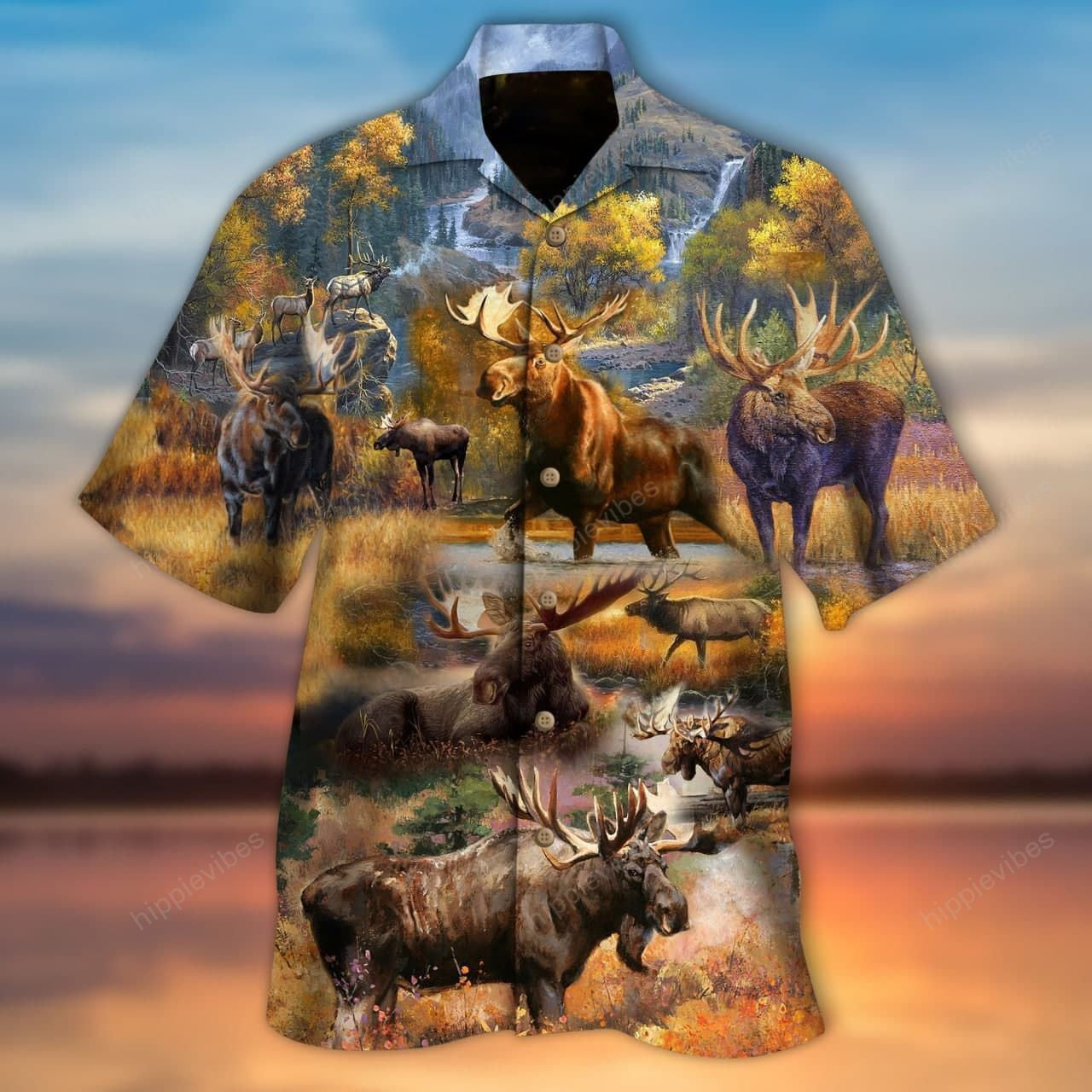 Hawaiian Shirt Advice From A Moose Spend Time In The Woods, Hawaiian Shirt Gift, Christmas Gift