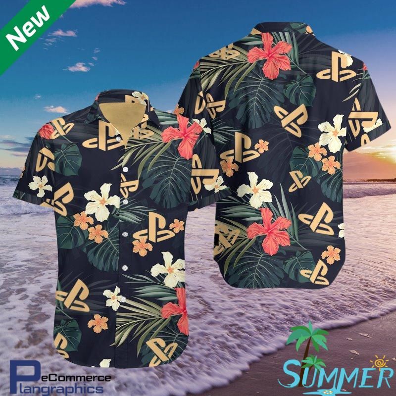 Play Station Aloha Shirt Hawaiian Aloha Shirt Hawaiian Shorts Beach Short Shirt, Hawaiian Shirt Gift, Christmas Gift