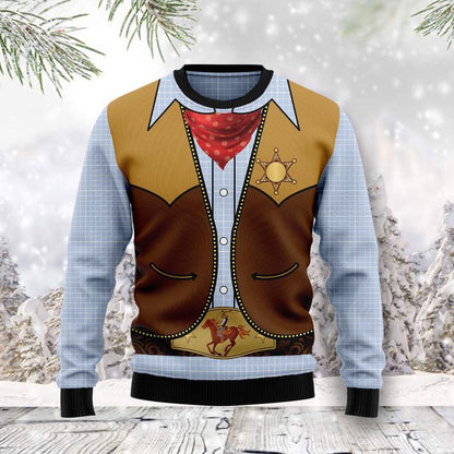 Cowboy Ugly Christmas Sweater, Christmas Ugly Sweater,Christmas Gift,Gift Christmas 2022