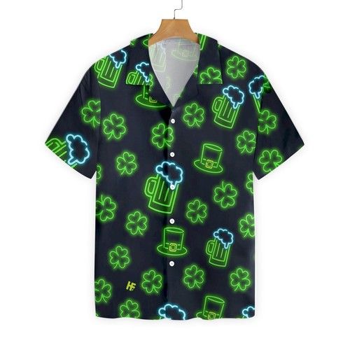 St Patrick Hawaiian Shirt, Hawaiian Shirt Gift, Christmas Gift