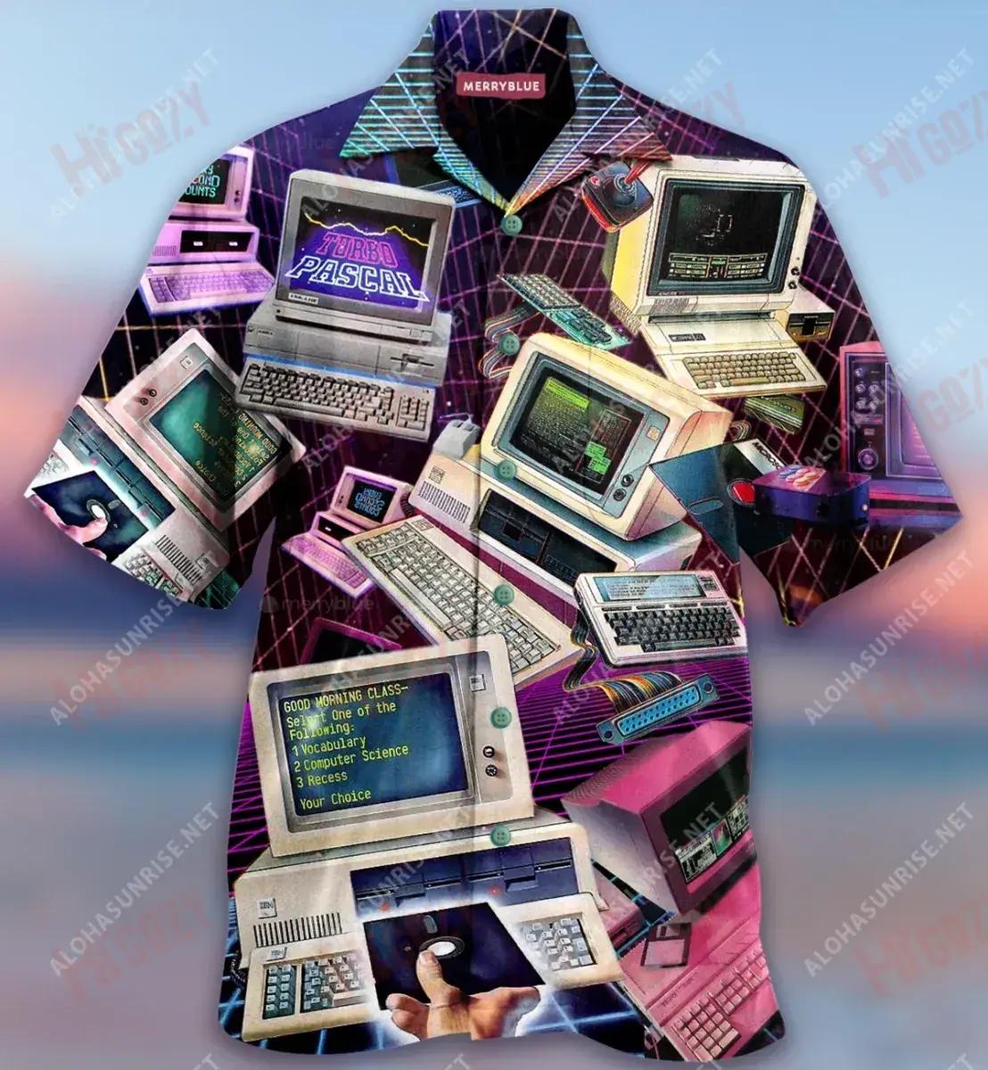Hardware Will Give You The Power Unisex Hawaiian Shirt Ocean Short Sleeve Tactical Hawaiian Shirt Hawaiian Shirts For Women, Hawaiian Shirt Gift, Christmas Gift