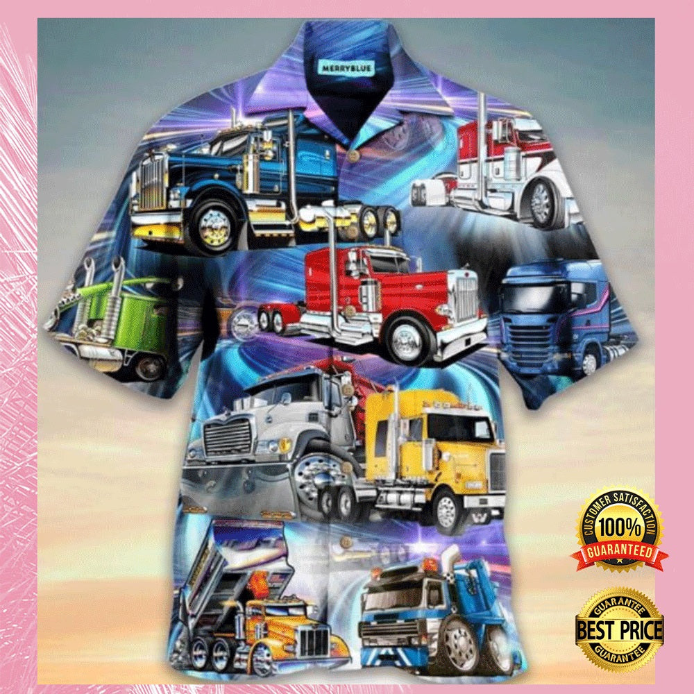 Trucks Hawaiian Shirt, Hawaiian Shirt Gift, Christmas Gift