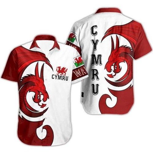 Wales Hawaiian Shirt Summer, Hawaiian Shirt Gift, Christmas Gift