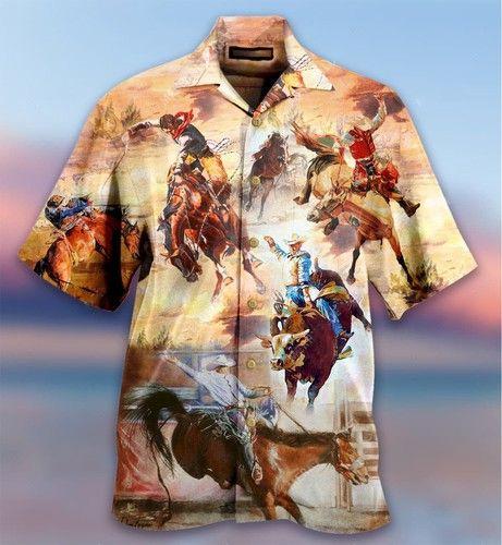 For Men And Women, Legacy Is Rodeo Cowboy 3D Print Hawaiian Shirt  Crazy Funny Hawaiian Shirt  Western Vintage Hawaiian Shirt, Hawaiian Shirt Gift, Christmas Gift