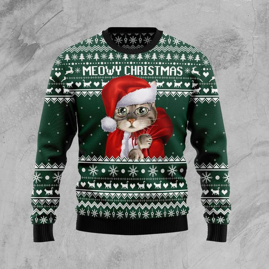Cat Santa Ugly Christmas Sweater, Christmas Ugly Sweater,Christmas Gift,Gift Christmas 2022