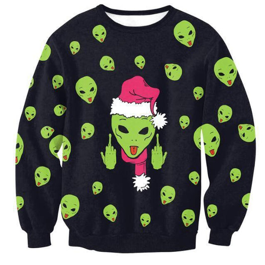 Alien Christmas Ugly Christmas Sweater, Christmas Ugly Sweater,Christmas Gift,Gift Christmas 2022