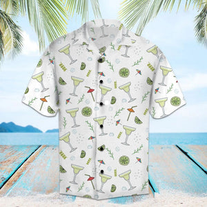 Amazing Margarita Lemon Cocktail Pattern Hawaiian Shirt, Hawaiian For Gift