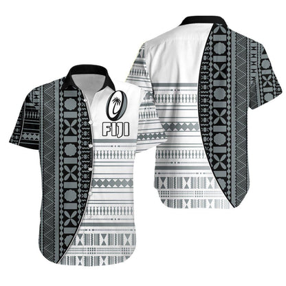 Fiji Rugby Hawaiian Aloha Shirt Impressive Version K13 Hawaiian Shorts Beach Short Sleeve_Hawaiian Shirt Gift, Christmas Gift