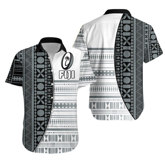 Fiji Rugby Hawaiian Aloha Shirt Impressive Version K13 Hawaiian Shorts Beach Short Sleeve_Hawaiian Shirt Gift, Christmas Gift