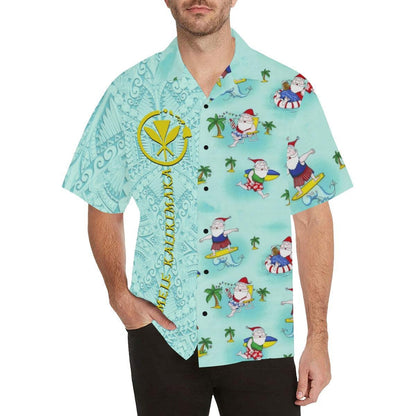 Hawaiian Shirt Christmas Polynesian Maoli Kanaka Funny Design, Hawaiian Shirt Gift, Christmas Gift