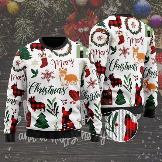 Corgi Dog Ugly Christmas Sweater, Christmas Ugly Sweater,Christmas Gift,Gift Christmas 2022
