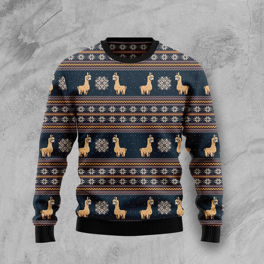 Amazing Llama Ugly Christmas Sweater, Christmas Ugly Sweater, Christmas Gift, Gift Christmas 2024