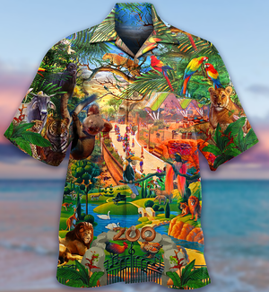 Zoo Animals Love Life - Hawaiian Shirt, Hawaiian Shirt Gift, Christmas Gift