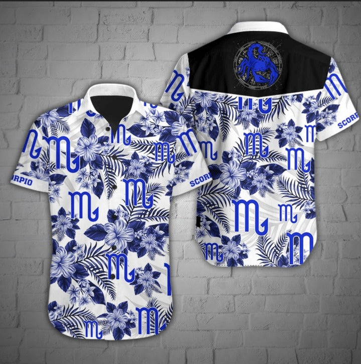 Scorpio Hawaiian Shirt, Hawaiian Shirt Gift, Christmas Gift