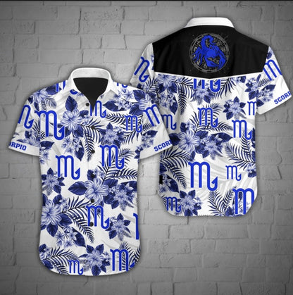 Scorpio Hawaiian Shirt, Hawaiian Shirt Gift, Christmas Gift