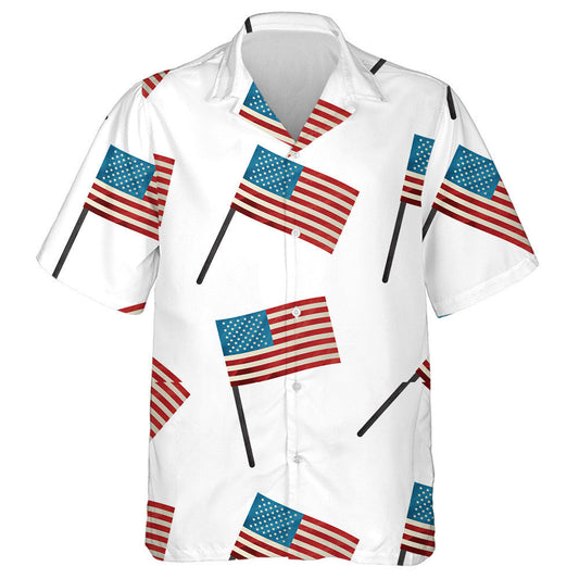 Modern Concept Of Happy Independence Day With American Flags Hawaiian Shirt, Hawaiian Shirt Gift, Christmas Gift