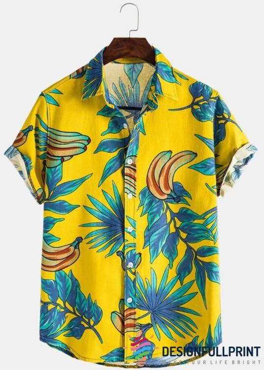 Yellow Banana Hawaiian Shirt Lh Aloha Shirt Hawaiian Outfit For Men Hawaiian Shirts For Women Hawaiian Shirts For Men, Hawaiian Shirt Gift, Christmas Gift