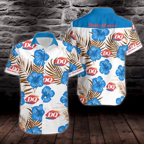 Dairy Queen Hawaiian Shirt, Hawaiian Shirt Gift, Christmas Gift