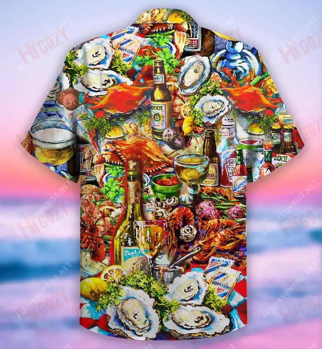 I'M On Seafood Diet Unisex Hawaiian Shirt Summer Short Sleeve Best Hawaiian Shirts Hawaiian Shirts For Women, Hawaiian Shirt Gift, Christmas Gift