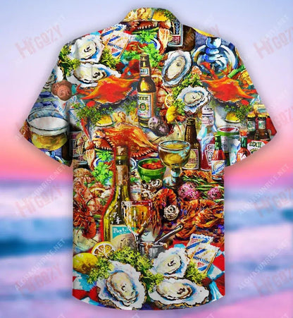 I'M On Seafood Diet Unisex Hawaiian Shirt Summer Short Sleeve Best Hawaiian Shirts Hawaiian Shirts For Women, Hawaiian Shirt Gift, Christmas Gift
