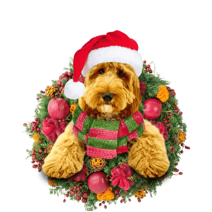 Cockapoo Christmas Ornament, Christmas Gift, Christmas Decoration