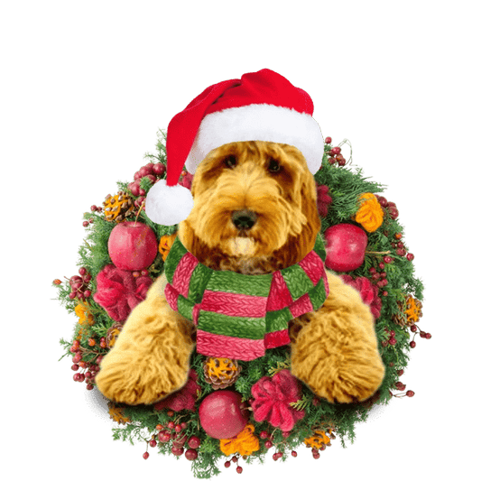 Cockapoo Christmas Ornament, Christmas Gift, Christmas Decoration