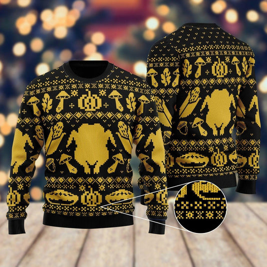 Turkey Thanksgiving Christmas Sweater  For Men & Women  Adult, Christmas Gift,Gift Christmas 2024