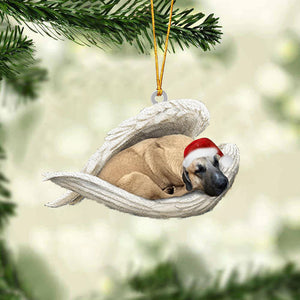 Anatolian Shepherd Dog Sleeping Angel Christmas Ornament Godmerch - Best gifts your whole family