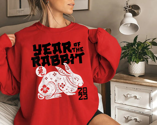 2023 Year Of The Rabbit Zodiac Chinese New Year Water 2023 SweatShirt