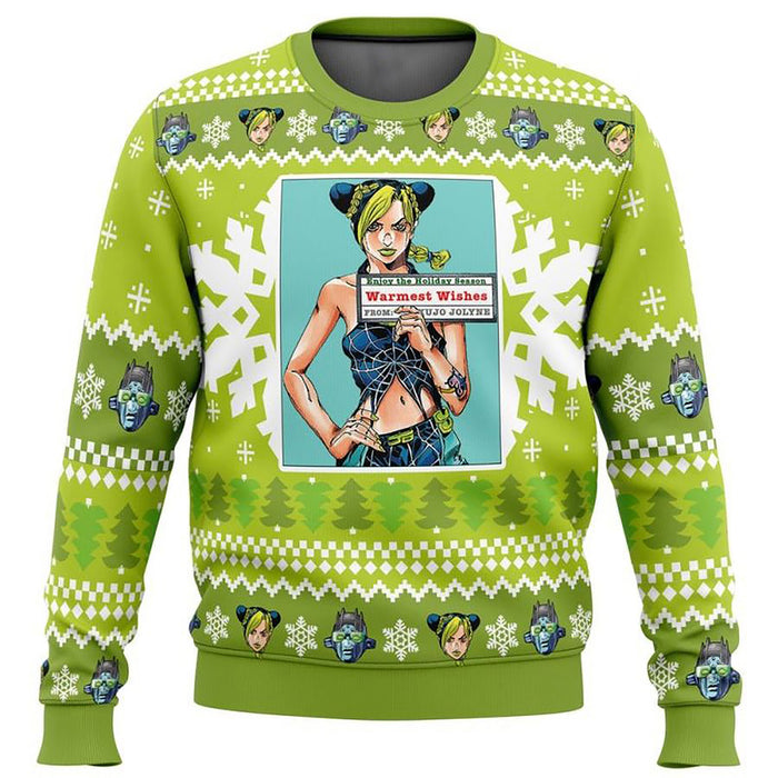 Christmas Jolyne Kujo Jojos Bizarre Adventure Christmas Ugly Sweater Tshirt Hoodie Apparel,Christmas Ugly Sweater,Christmas Gift,Gift Christmas 2022