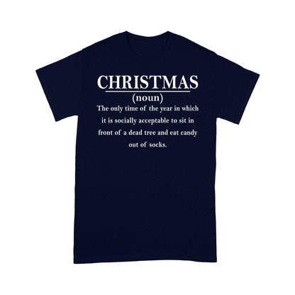Weihnachtsdefinition Zitat Outfit Lustiges Weihnachts-T-Shirt Geschenk für Weihnachten