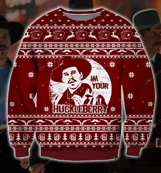 Tombstone Pattern 3D Christmas Ugly Sweater, Christmas Ugly Sweater, Christmas Gift, Gift Christmas 2024