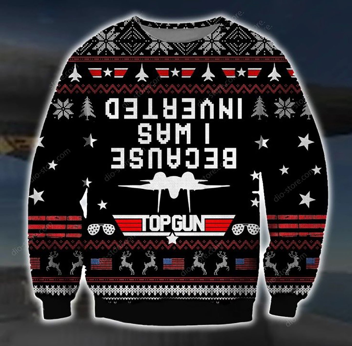 Because I Was Inverted 3D Christmas Ugly Sweater, Christmas Ugly Sweater, Christmas Gift, Gift Christmas 2024
