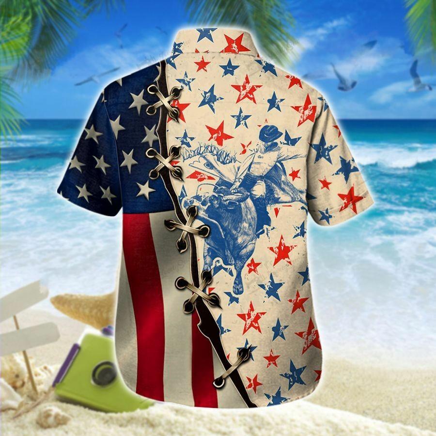 Hawaiian Aloha Shirts American Bull Riding, Hawaiian Shirt Gift, Christmas Gift