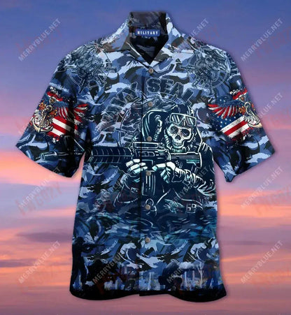 Proud Navy Soldiers Short Sleeve Shirt Summer Hawaiian T Shirts Custom Hawaiian Shirts Hawaiian Shirt Pattern, Hawaiian Shirt Gift, Christmas Gift