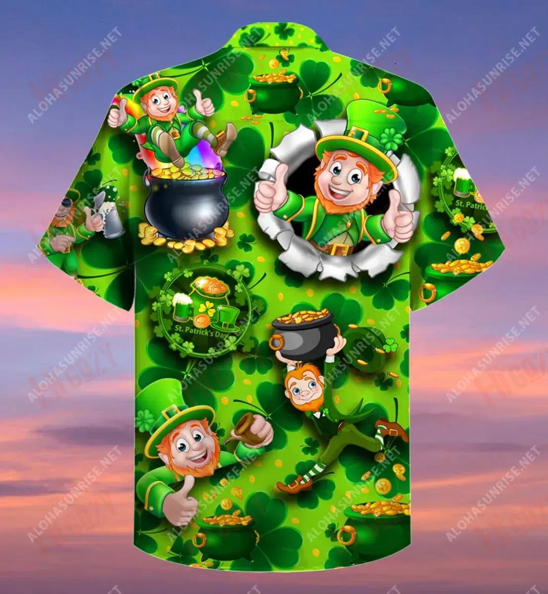 Happy Saint Patrick'S Day Short Hawaiian Shirt Hobbies Aloha Shirt Hawaiian Crazy Shirts Hawaiian Shirts For Women, Hawaiian Shirt Gift, Christmas Gift