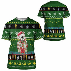 3D Christmas Custom Tshirt Fleece Hoodie Apparel