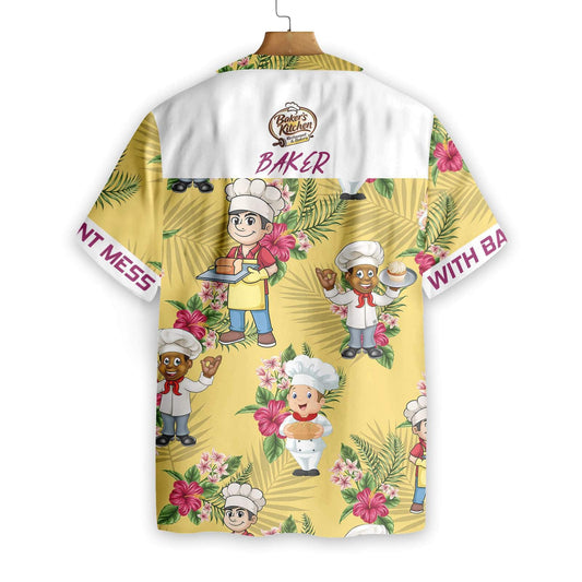 Don't Mess With Baker Design Hawaiian Shirt, Hawaiian Shirt Gift, Christmas Gift