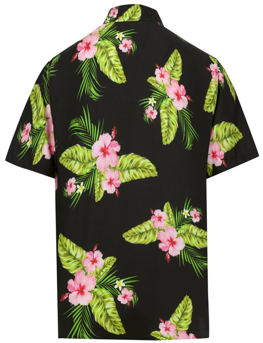 Bouquet Of Hibiscus And Palm Leaves Tropical Hawaiian Shirt, Hawaiian Shirt Gift, Christmas Gift