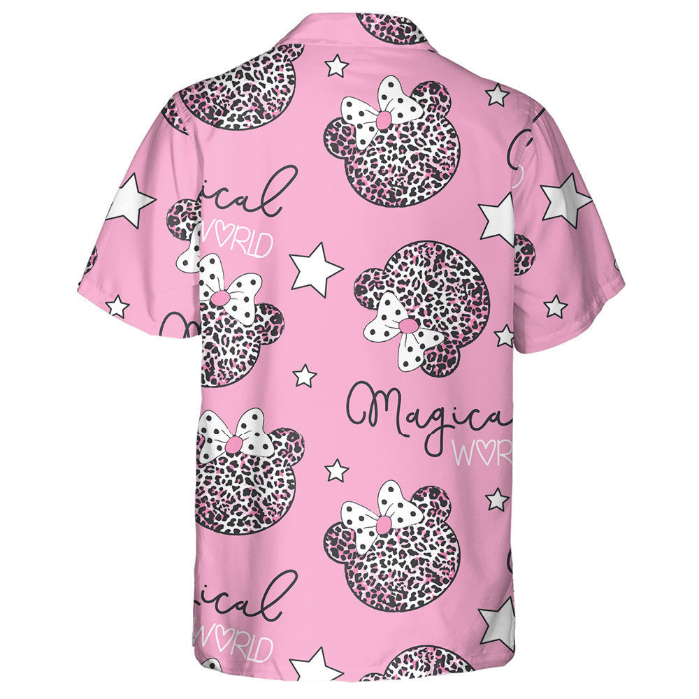 Wild African Leopards With Teddy Bear Head Cartoon Hawaiian Shirt, Hawaiian Shirt Gift, Christmas Gift