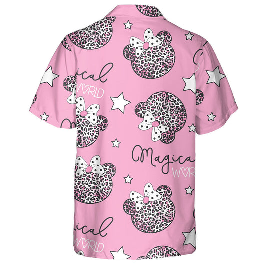 Wild African Leopards With Teddy Bear Head Cartoon Hawaiian Shirt, Hawaiian Shirt Gift, Christmas Gift