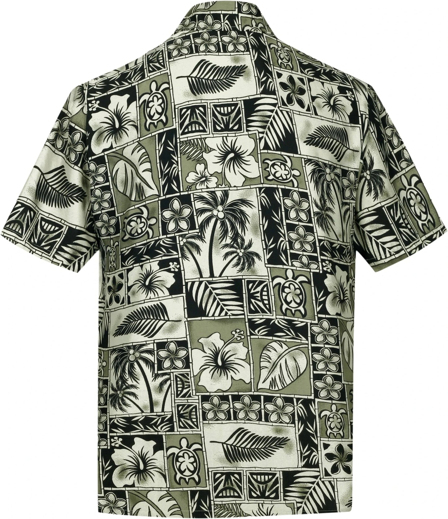 Vintage Beach Coconut Tree And Hibiscus Tropical Hawaiian Shirt, Hawaiian Shirt Gift, Christmas Gift